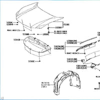 In Stock For TOYOTA BZ3 auto parts We can provide all Toyota new energy auto parts