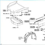 In Stock For TOYOTA BZ3 auto parts We can provide all Toyota new energy auto parts