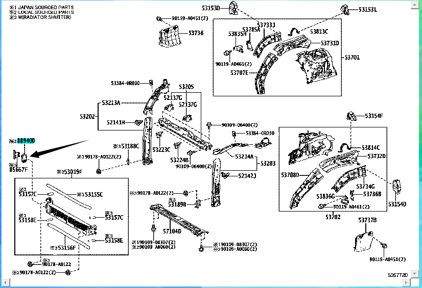 Toyota Rav4 Actuator 88940-12010 88940-12011 88940-12040 88940-48010 ...