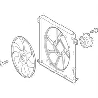 16360-F0150 Fan Assembly for Toyota SIENNA Hybrid 16360-F0150