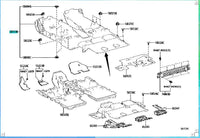 Toyota Highlander  Floor Carpet (Front) 58510-0E110-C0 58510-0E111-C0 58510-0E360-C0 58510-0E361-C0 58510-0E150-C0 58510-0E151-C0 58510-0E370-C0 58510-0E371-C0