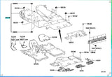 Toyota Highlander  Floor Carpet (Front) 58510-0E110-C0 58510-0E111-C0 58510-0E360-C0 58510-0E361-C0 58510-0E150-C0 58510-0E151-C0 58510-0E370-C0 58510-0E371-C0