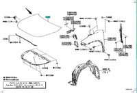 Toyota Highlander Hood Panel53301-0E170