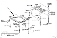 Toyota Highlander Engine Cradle (Front)51100-0E080 51100-0E081