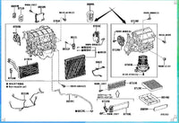 Toyota Highlander HVAC Unit Case HVAC Blower Case (Lower)87050-0E280 87050-0E300 87050-0E310 87130-06410 87130-58100 87130-58101