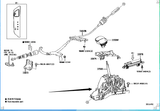 Toyota Highlander Camry Avalon Automatic Transmission Shift Lever33560-06400 33560-33380
