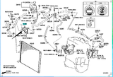 Toyota Highlander Drive Motor Inverter Cooler Water Pump