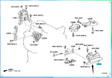 Toyota Corolla INSULATOR, ENGINE MOUNTING, LEFT12372-F2010 12372-24021  12372-24020