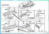 Toyota Chr Under Cover58165-F4010 58165-F4020 58165-F4021 58165-F4070 58165-F4040 58166-F4010 58166-F4020 58166-F4040 58165-10060 58165-10050 58166-10020