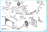 Toyota Corolla Hose, Radiator, NO.1 16571-F2060 16571-24060 16571-F2040 16571-F2070