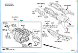 Toyota Camry Manifold Assembly, INTAK 17120-F0010 17120-25010