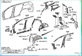 Toyota Highlander Liner, Rr Wheel HOUS 65638-0E070 65637-0E070