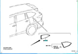 Toyota Highlander Window Assembly, Quarter 62710-0E190 62710-0E220 62710-0E200