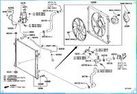 Toyota Highlander Fan Assembly  16360-F0100