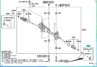Toyota Highlander Steering Tie Rod End 45460-09370