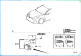 Toyota Avalon Distance Sensor 88210-07010 88210-47090 88210-07011 88210-48070 88210-07020