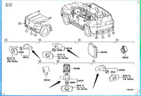 Toyota Camry Park Sensor 89341-K0060