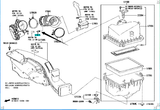 Toyota Camry Vent Tube 17878-0P060 17875-25010 17875-31010