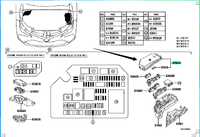 Toyota Corolla Upper Cove 82662-02C10 82662-02F60