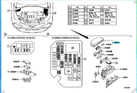 Toyota C-HR Upper Cove 82662-F4050 82662-F4010 82662-F4011 82662-F4060 82662-F4061 82662-F4070 82662-10460 82662-10520