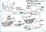 TOYOTA RAV4 Bracket headlamp  81156-42830 81116-42830