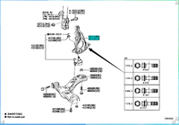 Toyota CHR Knuckle 43212-F4010 43212-F4020 43211-F4010 43211-F4020 43212-10110 43211-10130