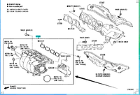 Toyota Camry Manifold Assembly, INTAK 17120-F0020 17120-25020